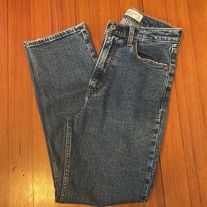 A+F Ankle Straight Ultra High Rise